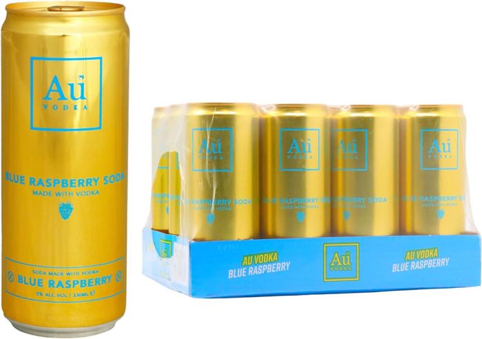 AU Vodka Blue Raspberry 12*330ml