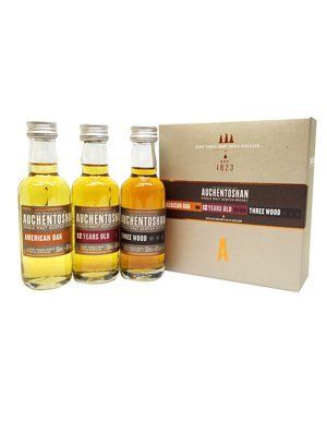 Auchentoshan Scotch Whisky Miniature Gift Box 3 x 5cl