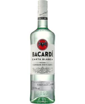 Bacardi White Rum 1lt