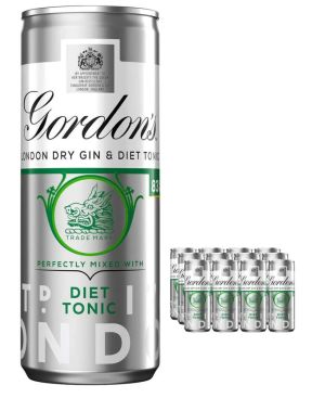 Gordons Gin & Slimline Tonic 12x25cl