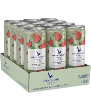 Grey Goose Vodka Spritz Watermelon & Basil Can 12x25cl