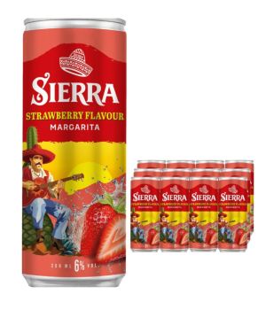 Sierra Strawberry Margarita 12x25cl
