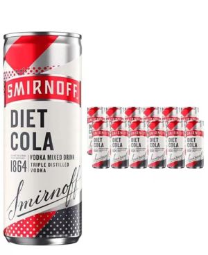 Smirnoff and Diet Cola 12x25cl