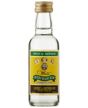 Wray & Nephew Overproof White Rum 5cl 
